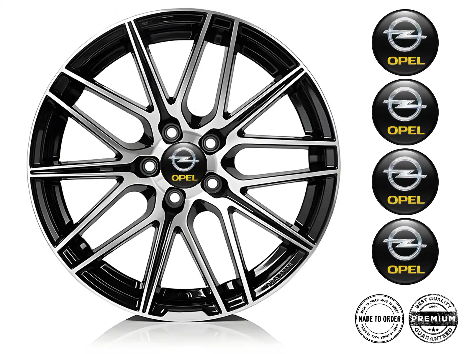 Opel Édition Autocollants Roues Étiquettes Époxy Premium